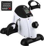 EVOLAND Hometrainer, mini-fitnessfiets, revalidatie, pedaaltrainer, arm en beentrainer met lcd-display, hometrainer, fitnessapparaat voor thuis en op kantoor