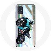 Maniacase Hoesje voor Samsung Galaxy A51 5G Valentino Rossi motor racer