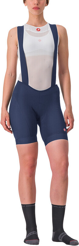 Castelli Endurance Bib Shorts Dames, blauw