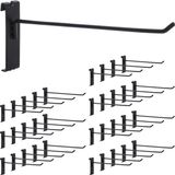 Merkloos / Sans marque Shenzhen Haorui Industrial Technology Co., Ltd. 35 stuks rasterpaneel haken 20 cm - Zwart