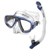 SEAC Set Tot Extreme Dry, siliconen set voor duiken en snorkelen, met masker en snorkel met Dry-Top-systeem en uitbalsventiel