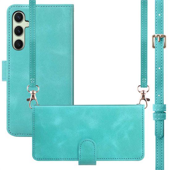 imoshion Bookcase met koord voor de Samsung Galaxy S25 / S24 - Turquoise