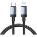 BWOO Câble de données et de charge USB-C vers Lightning BO-X401CL, 30W, 1m, noir