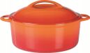 GSW Orange Shadow cocotte avec couvercle, fonte, orange/crème - diamètre 24 cm