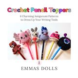 Crochet Pencil Toppers: 6 Charming Amigurumi Patterns to Dress Up Your Writing Tools
