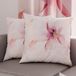 PETTI Artigiani Italiani - Paar kussenslopen 50 x 50 cm van microvezel, decoratief kussen voor slaapkamer, bank, woonkamer, set van 2 kussenslopen, bloemenpatroon 8, 100% Made in Italy