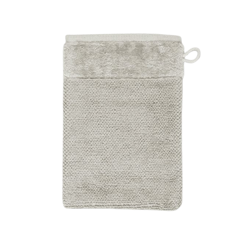 Möve Bamboo Luxe Wasdoekje - 15x15 cm - Grijs/Zilver