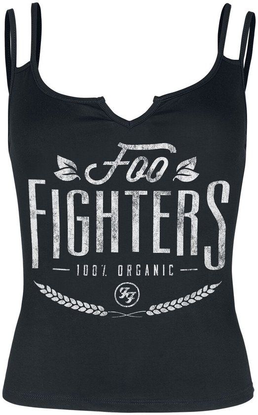 Foo Fighters Organic Venus Dames Top - zwart - L