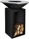 OFYR Classic Storage Black 85-100 - Open grillbarbecue - Staal - Zwart