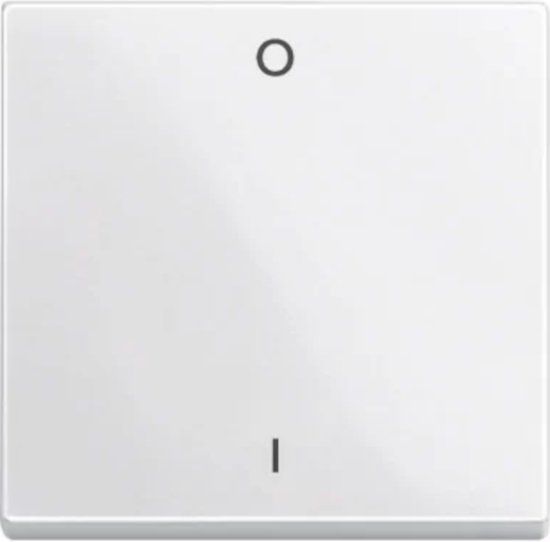 Merten Systeem-M Enkele Wip Aan/Uit-Schakelaar Wit - MTN432219