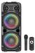 INOVALLEY Enceinte karaoké, KA123-XXL, Bluetooth V5.0, 75 cm, 900 W, noir