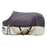 HKM Professionele deken, donkerbruin/beige 165