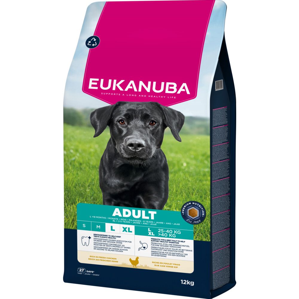 Eukanuba Adult Large Breed Kip - Hondenbrokken - 12 kg