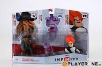 Figurines Disney Infinity Villains Davy Jones, Syndrome, Randy 3DS + Wii + Wii U + PS3 + Xbox 360