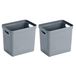 Sunware Boîte de rangement Sigma - 5x - plastique - gris - 25 litres