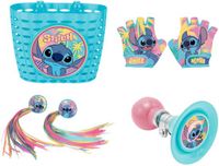 4KidsOnly Lilo & Stitch Fiets accessoires ; Mand, Hoorn, Franjes en Handschoentjes