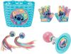 4KidsOnly Lilo & Stitch Fiets accessoires ; Mand, Hoorn, Franjes en Handschoentjes