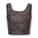 ONLY PLAY GIRLS sporttop met panterprint - bruin