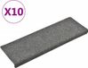vidaXL Trapmatten, zelfklevend, 10 stuks, 65x21x4 cm, lichtgrijs