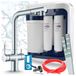 Ari robinet de cuisine 3 voies Venom, chrome, robinet d'évier extractible. Incluant le système de filtration d'eau Aquaphor Ro-202S Pro, modèle sous-plan