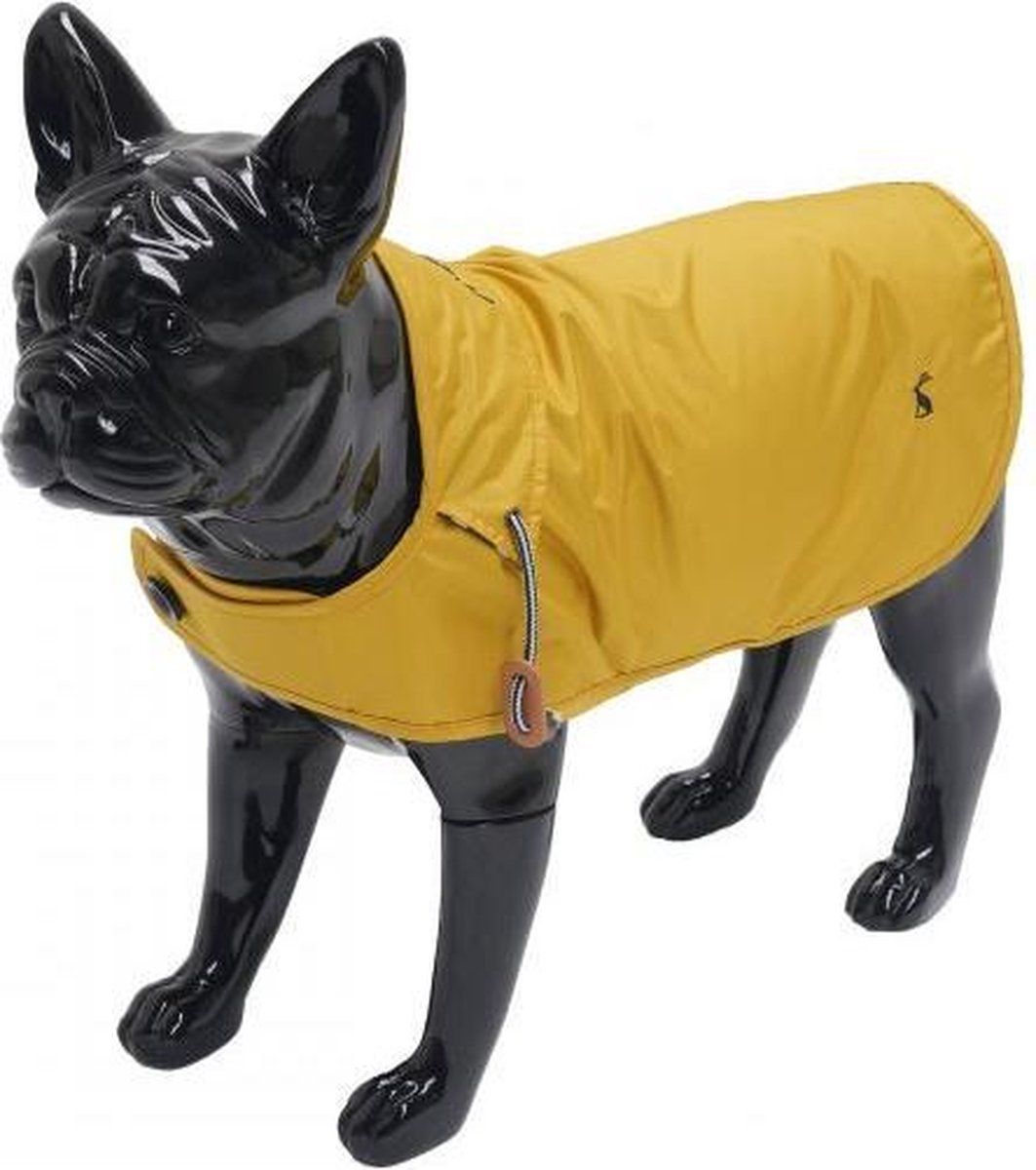 Joules hondenjas regenjas mustard geel 55,5 cm