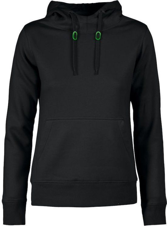 Printer Essentials Panda Printer Essentials Printer Fastpitch Lady hooded sweater Black XXL