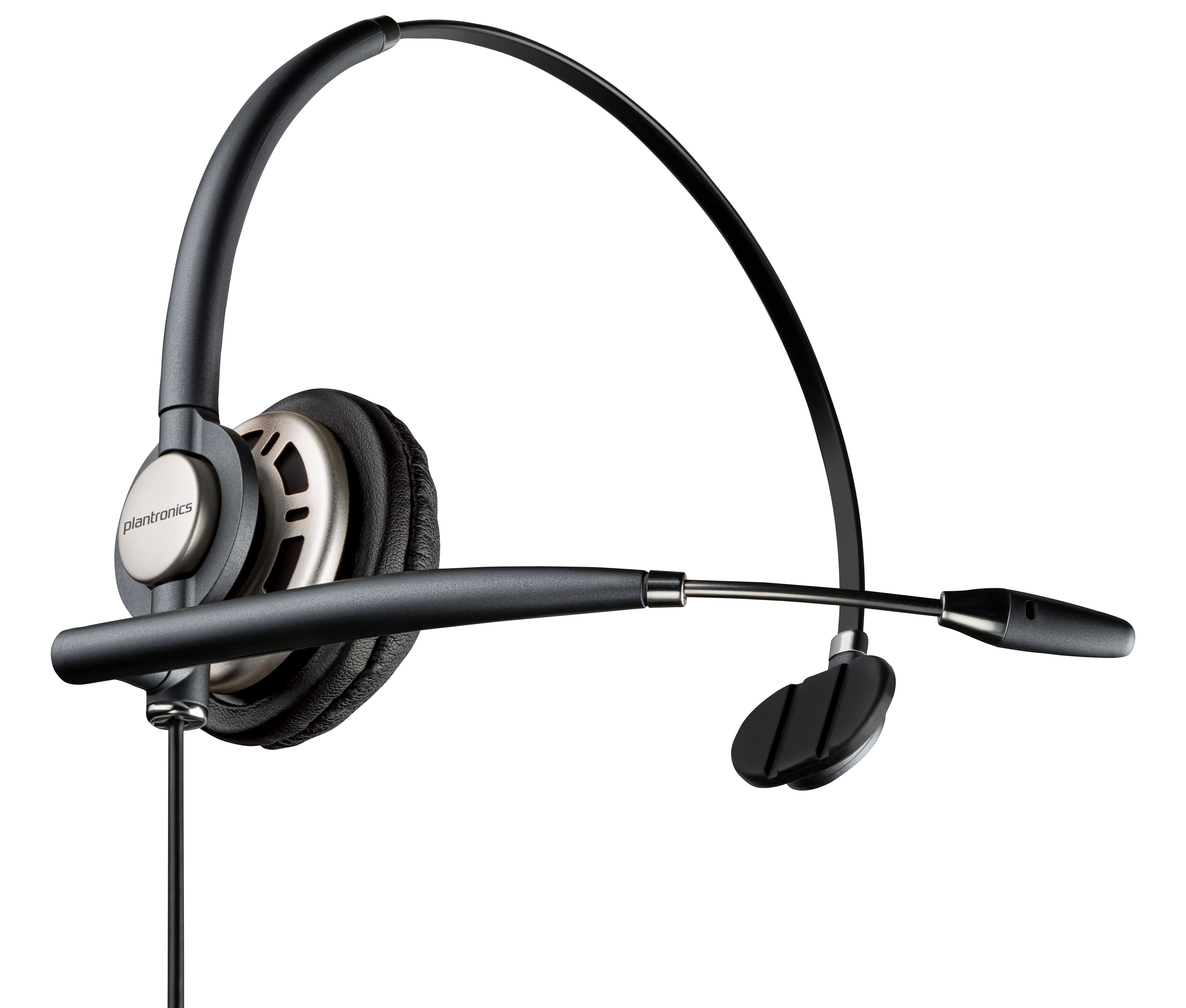 POLY EncorePro HW710 - Headset - Monauraal - Bedraad - USB Type-A - Zwart/Zilver