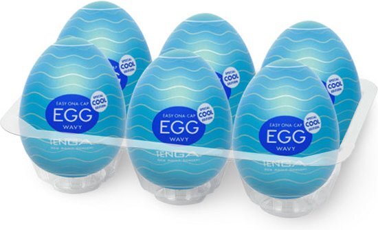 Tenga - Egg Wavy II Cool Edition (6 Stuks)