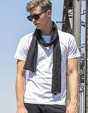 Build Your Brand Jersey Scarf BY063 - White