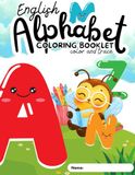 English Alphabet Coloring and Tracing Book for Kids: Color and Trace Letters A–Z with Animals | Preschool & Kindergarten Learning Workbook