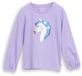 Tom Tailor T-shirt met lange mouwen en omkeerbare pailletten - Maat 128/134 - sweet purple