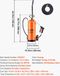 Pulvérisateur à béton industriel avec chariot à roulettes, pulvérisateur en acier inoxydable de 14 L, pulvérisateurs à pompe robustes Tri-Poxy, tige de 52 cm, tuyaux de 1,2 m et 3 m, 2 buses en laiton pour la construction, la pelouse et le jardin