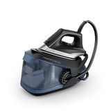 Rowenta Turbosteam stoomgenerator, 1,7 l watertank, 2600 watt, modus VR8325 | 120 g/min. constante stoom, 350 g/min. extra stoomstoot, snel opwarmend, antikalksysteem, zwart/blauw