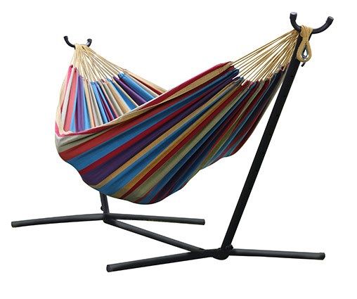 Vivere Frame Hangmat - Katoen - Meerkleurig - 204 kg