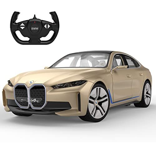 TURBO CHALLENGE - BMW I4 – RC Prestige – goud – 095609 – op afstand bestuurbaar – schaal 1:14 – batterijen niet inbegrepen – kunststof – vanaf 6 jaar