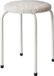 Home & Styling Bijzet krukje Furry white