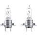 OSRAM H7 / H4 Halogen Headlight Bulbs, 2-Pack (H7 +100%)