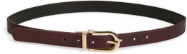 PIECES PCALEXIS REVERSIBLE JEANS BELT PU Winetasting Polyester