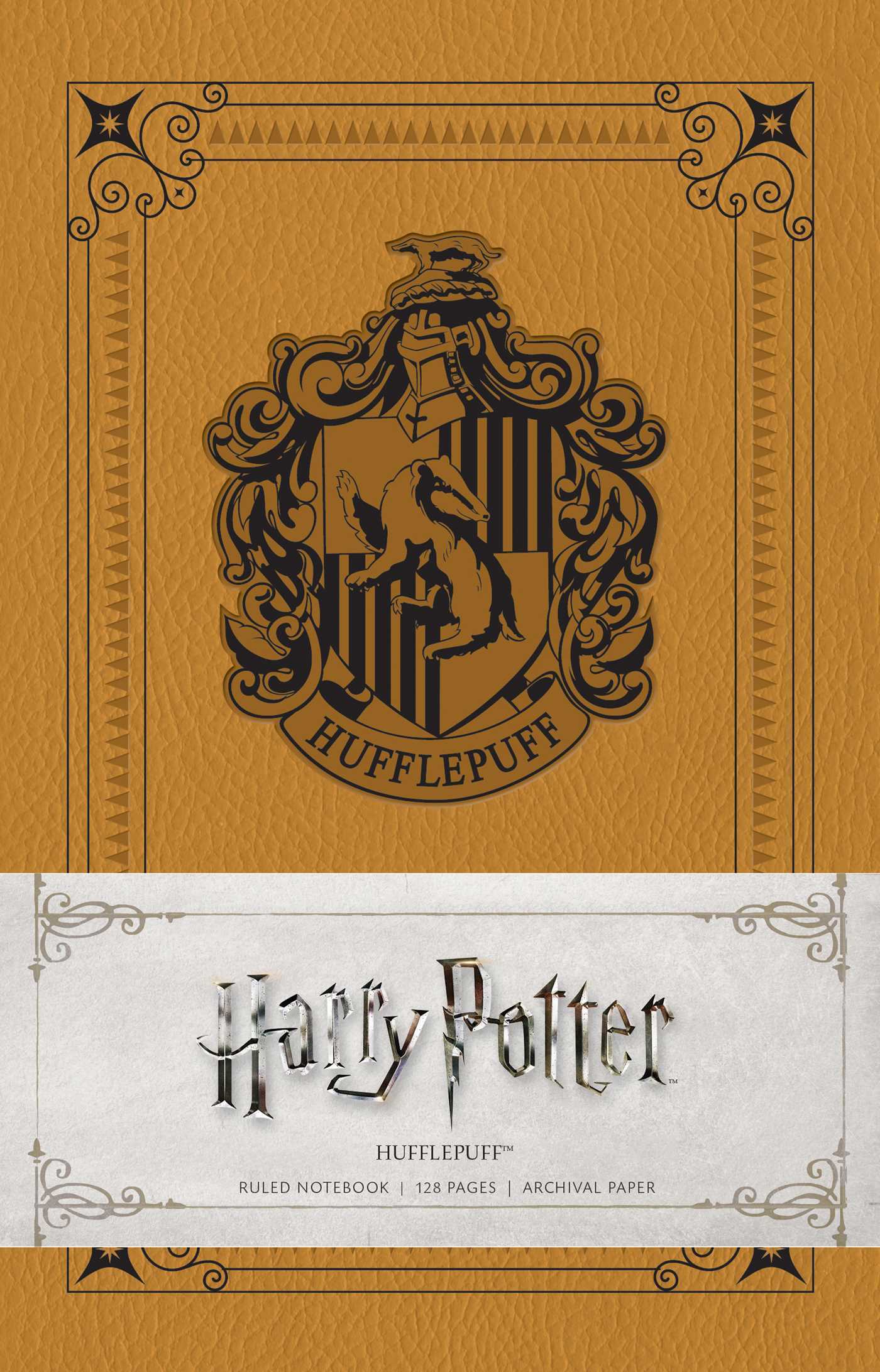 Harry Potter Hufflepuff Ruled Notebook Trade Paperback