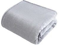 Sleepdown Luxe Kasjmier Touch Zilvergrijze Overgooi Over Bank Deken - 150x200cm