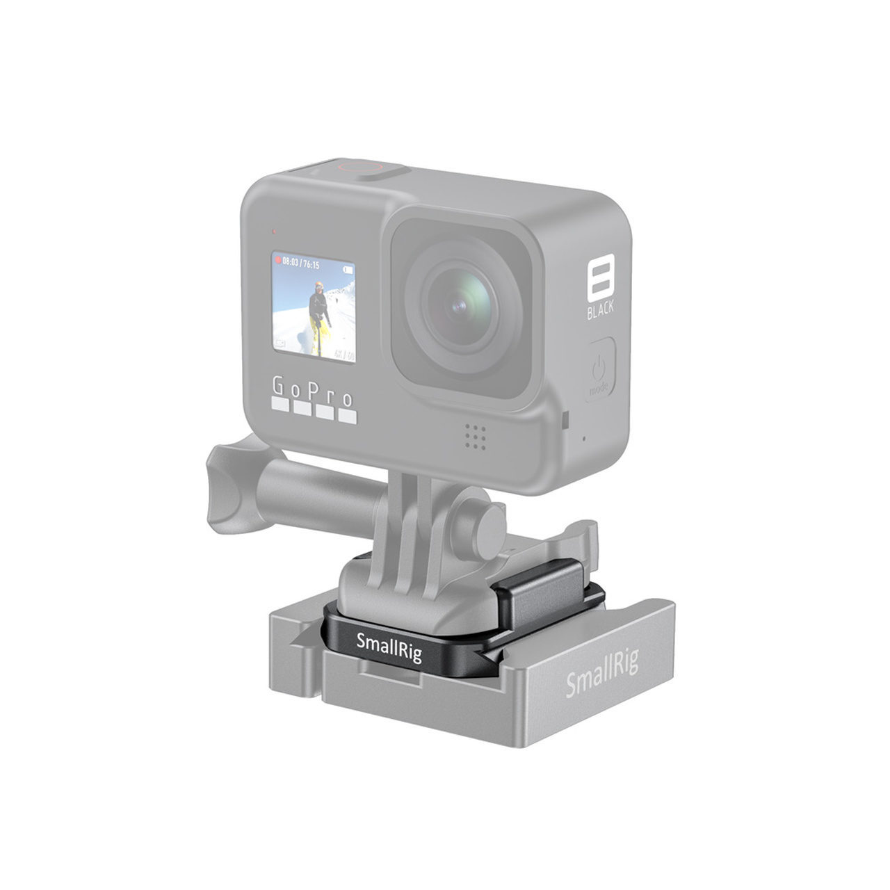 SmallRig 2668 Buckle Adapter met Arca Quick Release Plate voor GoPro