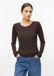 s.Oliver T-shirt donkerbruin