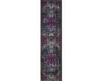 Safavieh Vintage Inspired Indoor Woven Area Rug, Artisan Collection, ATN332, in Grijs & Fuchsia, 66 X 244 cm