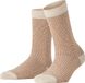 FALKE Family Special Edition gedessineerd katoen sokken dames beige - maat 35-38