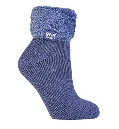 Heat Holders Ladies lounge socks 4-8 dark lavender 1PAAR