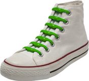 Shoeps elastische veters - 14 stuks - groen