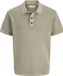 JACK & JONES JJEDOVER KNIT POLO SS Homme Polo L Silver Sage