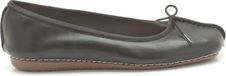 Clarks Freckle Ice Black Leather Women's Shoes Size 41