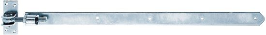 Alberts 318338 heng | recht, uiteinde afgerond, verstelbaar met 30 mm | elektrolytisch blauw verzinkt | 660 x 40 mm