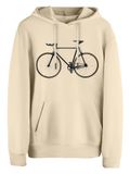 Cotton Prime Sweatshirt 'Bike - Fahrrad' sand / zwart